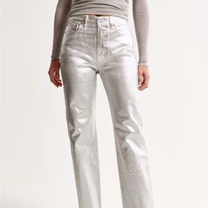 Silver High Rise 90s Relaxed Jean